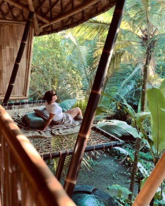 Villa Eco Bamboo Island Bali - Bamboo House #4 à Selat Extérieur photo