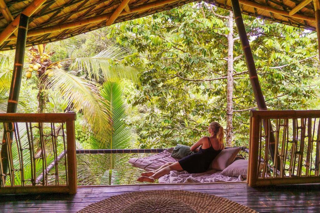 Villa Eco Bamboo Island Bali - Bamboo House #4 à Selat Extérieur photo