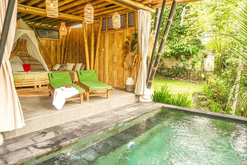 Villa Eco Bamboo Island Bali - Bamboo House #4 à Selat Extérieur photo